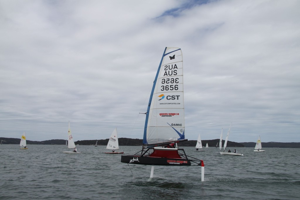 10th Luka Demic - Moth - Zhik Single Handed Regatta © John Boyd